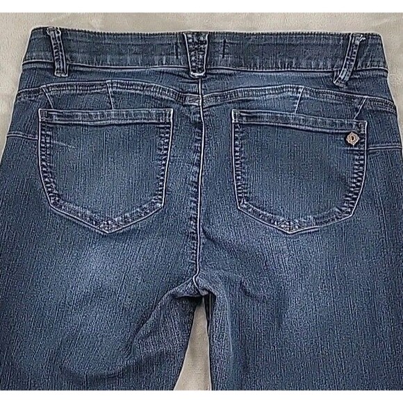 Democracy 'Ab'solution Womens Jeans Size 12 Tapered Leg Stretch Waist 34x30 - Picture 4 of 12